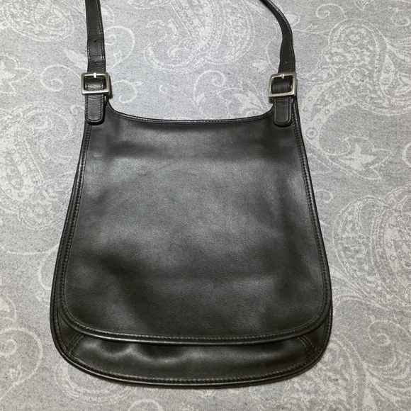 Vintage Coach Slim Hippie Flap Saddle Bag (Style 9135) - Picture 1 of 13